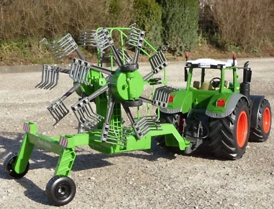 RC Traktor FENDT 1050 mit SCHWADER-ANHÄNGER in 1:16 "2,4 GHz TOP QUALITÄT" 412-1 - Bild 1 von 4