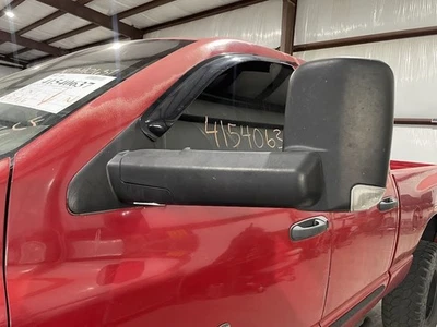 2004 DODGE RAM2500 Left Driver Mirror Assembly Black Heated Trailer Tow Used - Изображение 1 из 4