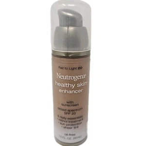 NEW Neutrogena Healthy Skin Enhancer Sunscreen SPF 20, Fair to Light 20 (1 oz) - Picture 1 of 2