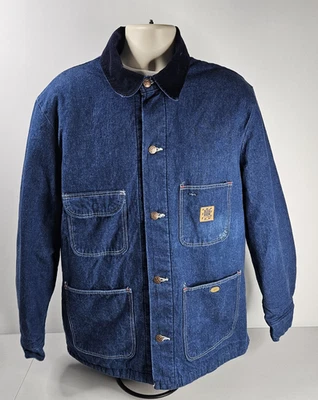 Chaqueta Big Ben Azul Denim Manta Forrada Tareas Talla 46 Hecha en EE. UU. Foto 1 de 4