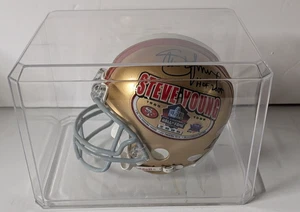 San Francisco 49ers Signed &Inscribed Ridell Throwback Mini Helmet Steve Young - Picture 1 of 7