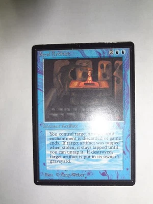 MTG MAGIC THE GATHERING CARD ORIGINAL BETA BLUE STEAL ARTIFACT ENCHANTMENT UNC - Image 1 of 2