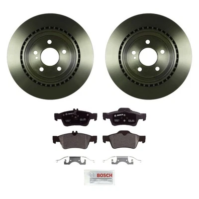 For Mercedes-Benz CLS550 07-10 QuietCast Premium Rear Brake Kit w Organic Pads Foto 1 de 4