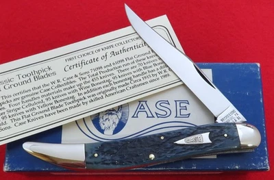 Case XX Classic faca palito 1991 grande osso azul 95 feita ULTRA RARA! Novo sem reserva - Imagem 1 de 4