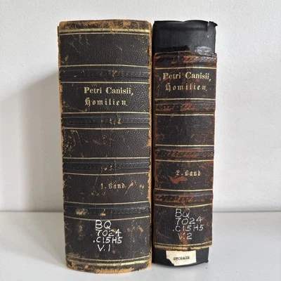 1844 Antique Peter Canisius Set in Two Vols. - German Catholic - Petri Canisii - Image 1 of 4