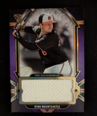 2024 Topps Triple Threads Ryan Mountcastle Single Jumbo Relic Card 23/36 Orioles - Image 1 of 3
