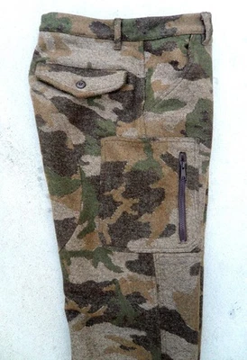 Cabelas Dry-Plus waterproof Wool Camo Hunting Pants Sz 32 - Image 1 of 4