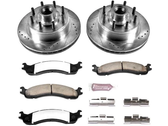 Brake Pad and Rotor Kit For E150 E250 Econoline E350 Club Wagon Super MB69M8 - Image 1 of 1