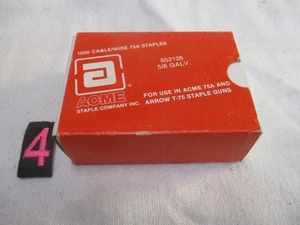 T75 5/8 ACME 1000 Tackerklammern 652126 Pfeil T-75 ACME 75A Pistolen 5/8 - Bild 1 von 3