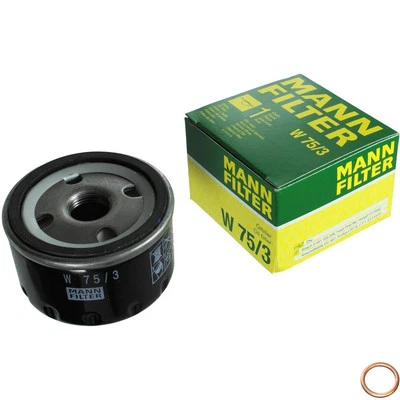 MANN-FILTER Filtro De Aceite Con Junta Para Renault 4 1.1 Fuego 1.6 TS/GTS 1.4 - Imagen 1 de 4