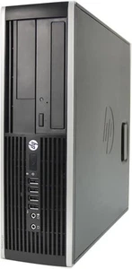 HP EliteDesk Desktop PC 8300 SFF i5-3470 8GB 128GB SSD WIN10 Pro Bundle Grade A - Picture 1 of 1