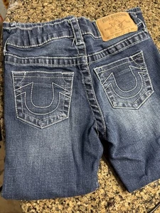Boys True Religion Blue Straight Jeans Size 5- 4/11/25 - Picture 1 of 4