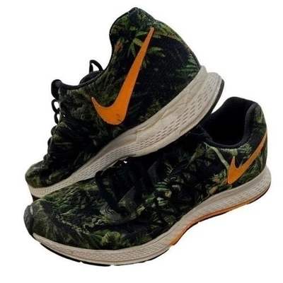 Nike Mujer Zoom Pegasus 32 Zapatos 8.5 Verde Tropical Hoja Naranja Tenis para Correr Foto 1 de 4