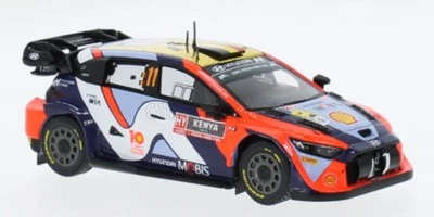 MODELLINO AUTO STATICO IXO HYUNDAI I20 N WRC #11 NEUVILLE SAFARI RALLY 2024 1:43 - Immagine 1 di 4