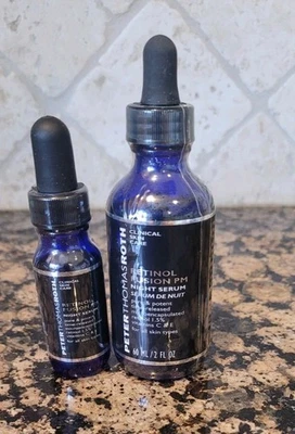 Suero nocturno PETER THOMAS ROTH Retinol Fusion PM 2 oz NUEVO con tamaño de viaje de 0,4 oz Foto 1 de 2