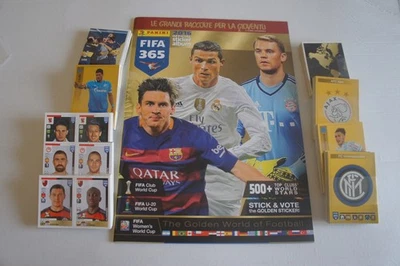 PANINI FIFA 365 - 2016  ALBUM VUOTO + SET 1-856 + FIG. R1-R90 COMPLETO - Immagine 1 di 2