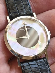 ✅ Baumé & Mercier - Solid 18K White Gold - Mechanical - M.Pearl Dial - LIMITED ✅ - Picture 1 of 24
