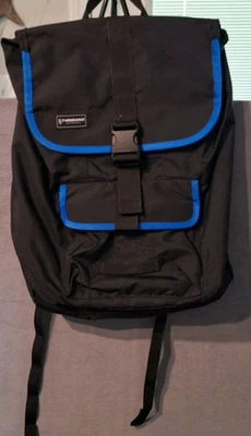  Mochila Timbuk2 bordada personalizada EMC World Las Vegas 2016 negra y azul - Foto 1 de 4