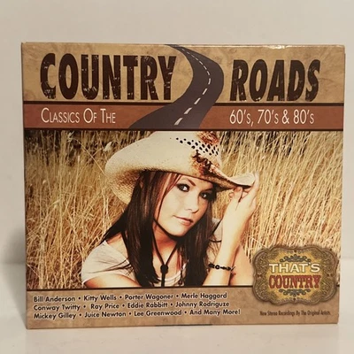 COUNTRY ROADS Classics of 60's 70's 80's 3 Disc CD Set - Image 1 of 3