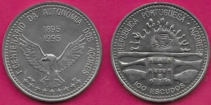 PORTUGAL 100 ESCUDOS 1995 UNC 1 YEAR TYPE,AZOREAN AUTOMNOMY,1 CENTENARIO DA AUTO - Picture 1 of 1
