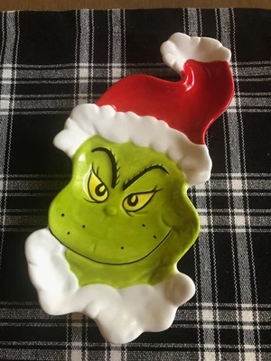 NEW-Williams Sonoma GRINCH 9 Inch Spoon Rest-Christmas - Image 1 of 3