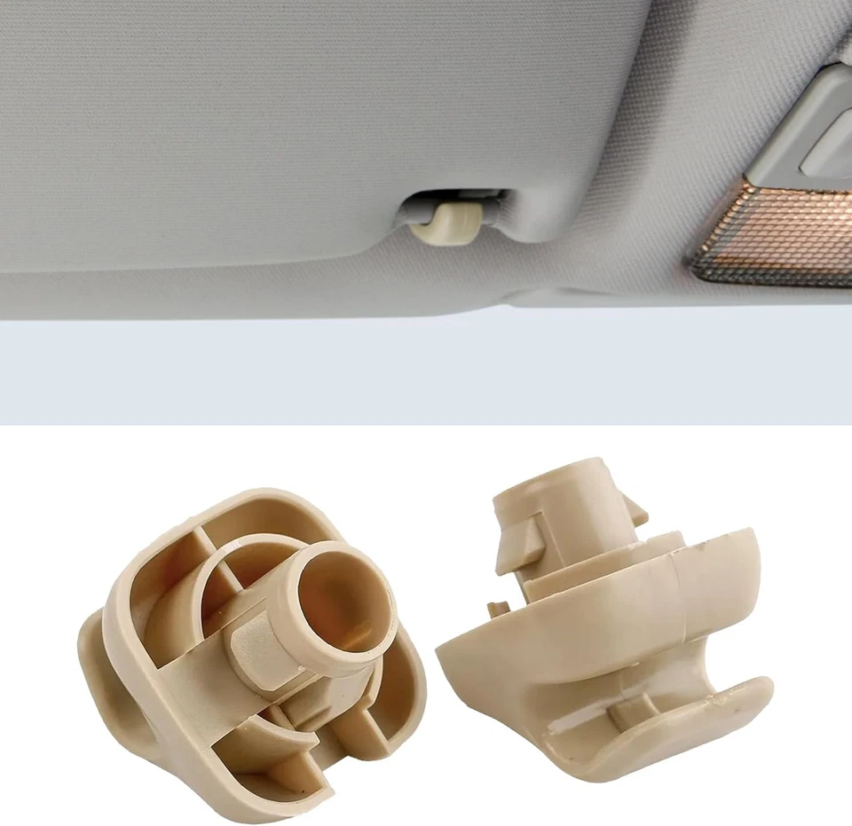 PVOTAWP 2PCS Sun Visor Clips for Honda Accord Civic CR-V Acura TSX Odyssey, Car Visor