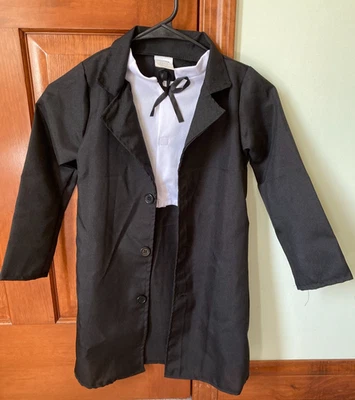 Disfraz de Abe Lincoln para niño, juvenil talla 5-6, negro, usado Foto 1 de 4