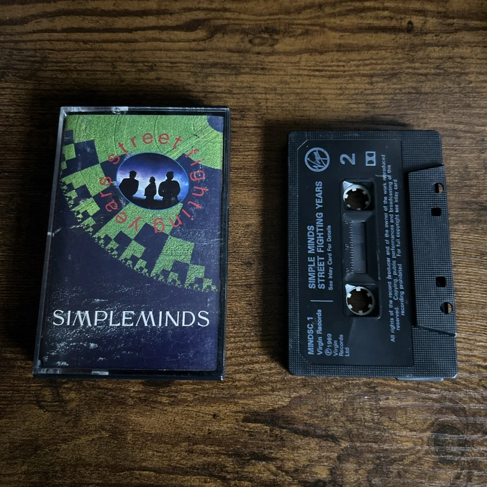 Simple Minds - Street Fighting Years Cassette Tape tested excellent condition  - Image 1 of 4