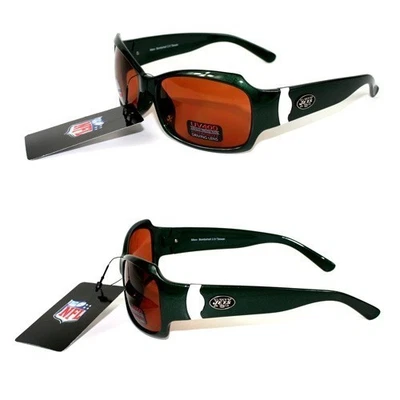 New York Jets Sunglasses Green Bombshell Style Polarized NFL Official Merch - Image 1 of 3