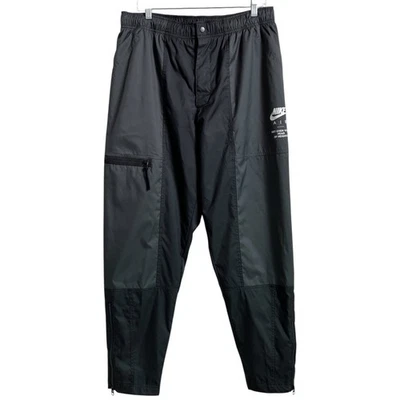 Nike Air Max Sportswear Woven Lined Pants Black Grey Men’s L NWOT - Image 1 of 4