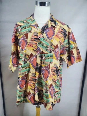 Vtg Cintas Casablanca Marco Hotel Excelsior Hotel  Employee Hawaiian Shirt XL - Image 1 of 4