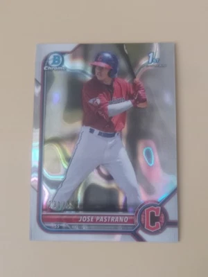 2022 Bowman Chrome Jose Pastrano LAVA REFRACTOR /399 - Image 1 of 3