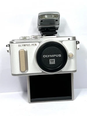 Near Mint Olympus PEN E-PL8 Camera - White (Body Only) **1328 shots** #6563 - Image 1 of 4
