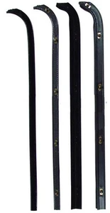1971-72 Ford F100 F250 F350 Pickup; Beltline Weatherstrip Felt Set; with Black - Picture 1 of 1