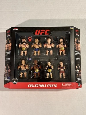 PMI UFC Octagon Fighters Collectibles Fights 8 Pack Figures MMA - New - Image 1 of 4