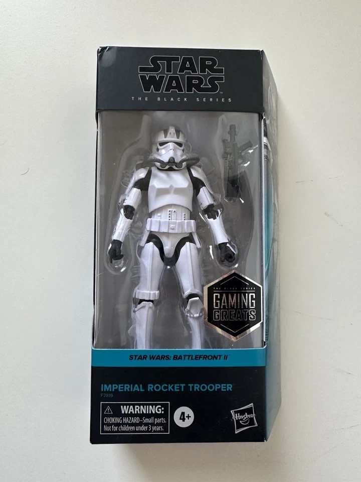 Figura de acción Star Wars Battlefront II Black Series Imperial Rocket Trooper Foto 1 de 1