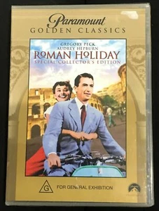 Roman Holiday Paramount Golden Classics - Audrey Hepburn - Gregory Peck (DVD) R4 - Picture 1 of 2