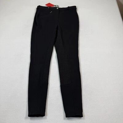 Horze Women's Active Silicone Grip Full Seat Breeches Black Sz 40 NWT - Image 1 of 4