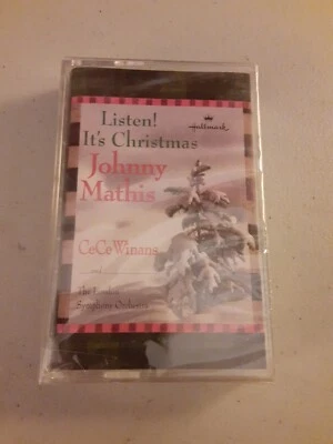 Listen! It's Christmas Johnny Mathis CeCe Winans (Cassette, 1999) Hallmark, NEW - Image 1 of 3