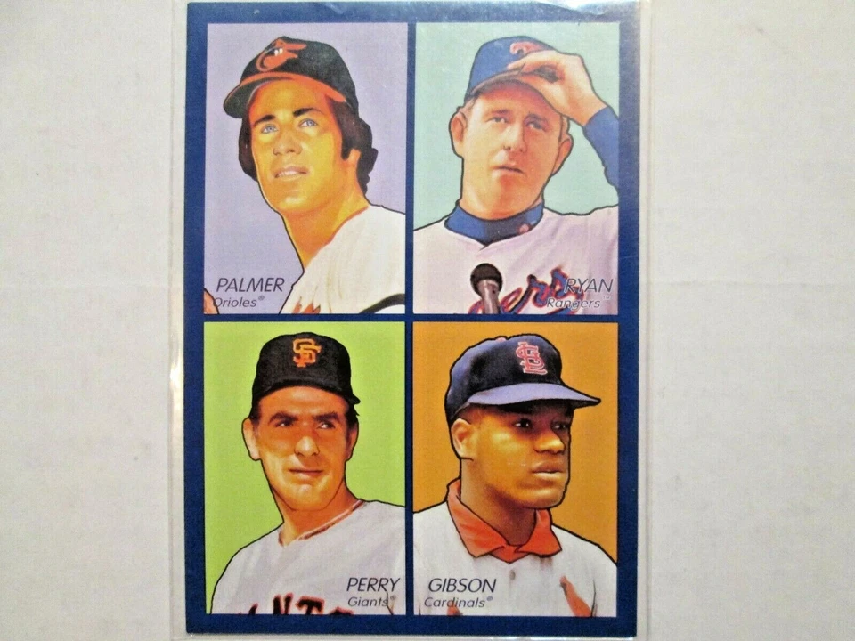 2009 4-1 Blue Goudey w/Palmer, Ryan, Perry, Gibson Foto 1 de 1