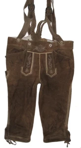GAMSBOCK Herren- Trachtenhose / Trachten- Kniebund- LEDERHOSE braun Gr. 48 - Bild 1 von 3