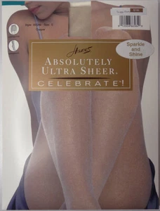 Absolutely Ultra Sheer GLISTEN Hanes Control Top Panty Hose 00Q49 - Picture 1 of 4