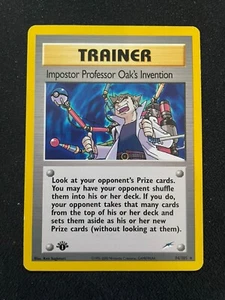 Imposter Professor Oak's Invention 94/105 1st Edition Neo Destiny Pokemon TCG - Picture 1 of 2
