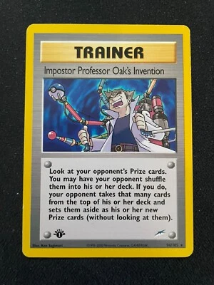 Imposter Professor Oak's Invention 94/105 1st Edition Neo Destiny Pokemon TCG - Image 1 of 2