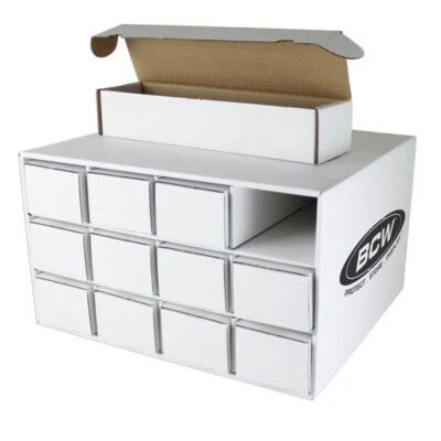 Card House WITH 12 - 800 CT Boxes - Trading Card Storage System - Image 1 of 2