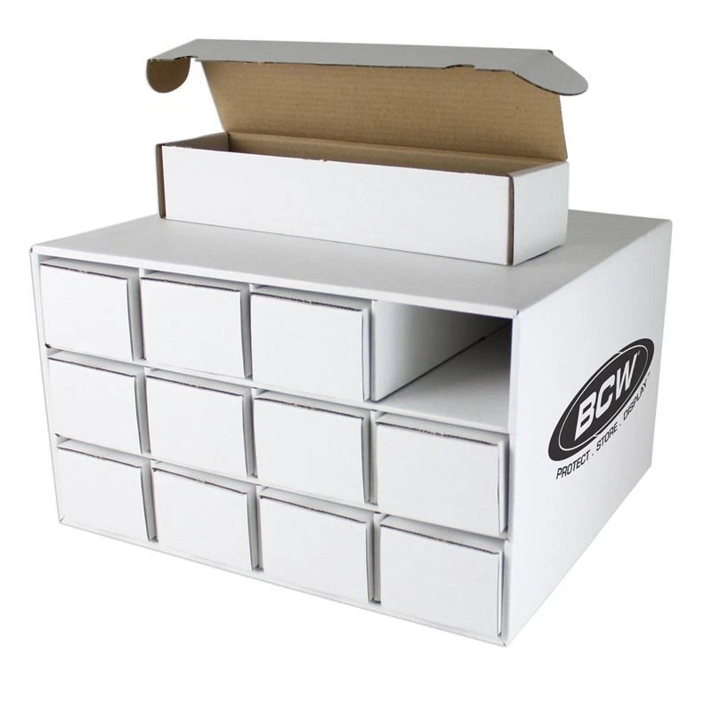 BCW Card House WITH 12 - 800 CT Boxes - Trading Card Storage System