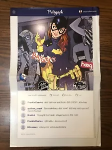 Poster promozionale DC Comics Batgirl Of Burnside Comic Store 2014 influencer sociale - Foto 1 di 6