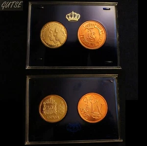 *GUTSE* JCI-3, 500 PESETAS 1987 + MEDALLA CONMEMORATIVA BODAS DE PLATA, PROOF. - Imagen 1 de 1