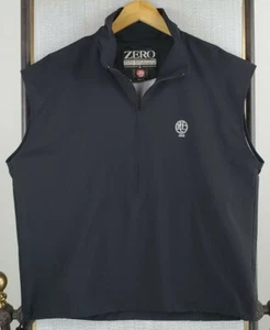 ZERO RESTRICTION Size Medium Gore-Tex Ulatralight Mens Black Windproof Vest Golf - Picture 1 of 12