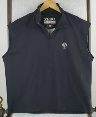 ZERO RESTRICTION Size Medium Gore-Tex Ulatralight Mens Black Windproof Vest Golf - Image 1 of 4